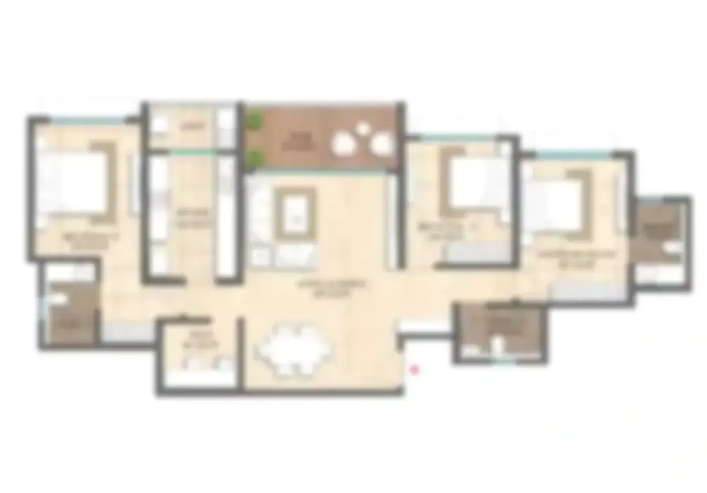 3 BHK With Study